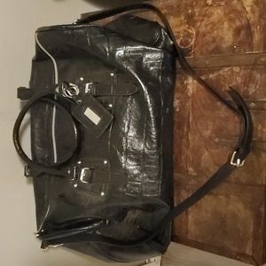EUC Steve Madden Large Black Weekend Bag - Retails $189!